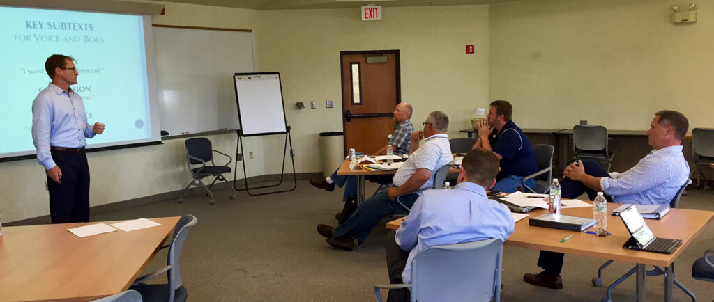 LDP participants participate in presentation training