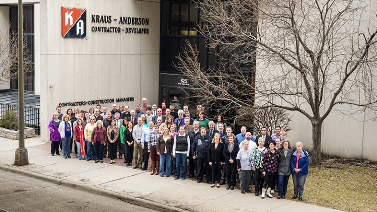 Past and current employees of the 525/523 building said farewell to the building March 16, 2016.