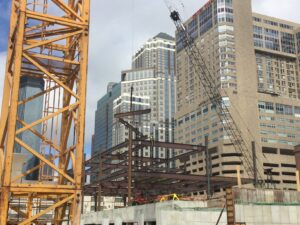 Steel rising on the KA Block, Sept. 12, 2016