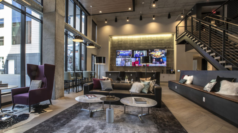 HQ Apartments lobby