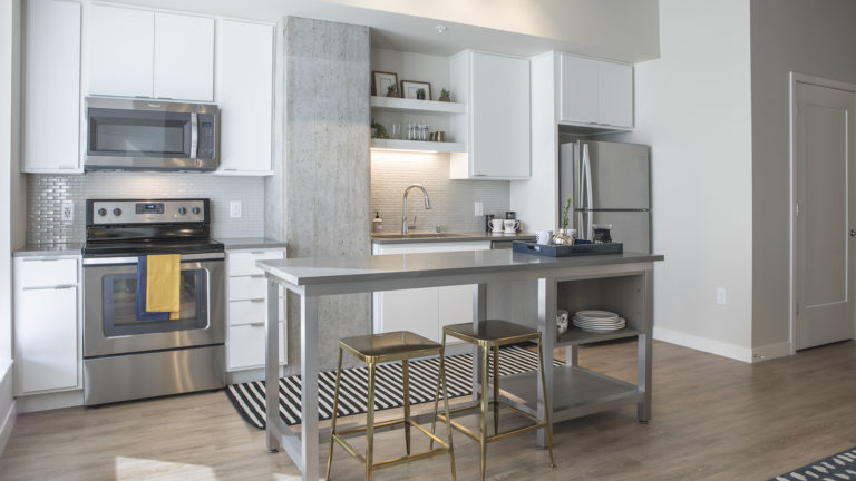 HQ Apartments model kitchen