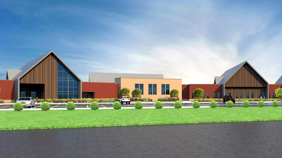 Cambia Hills Treatment Facility East Bethel MN Rendering front elevation