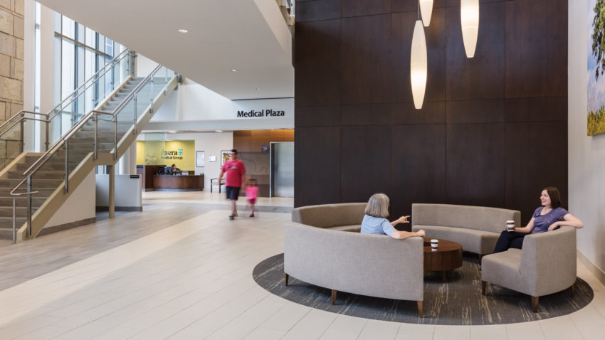 Brookings Hospital Addition and Renovation Interior Waiting Area