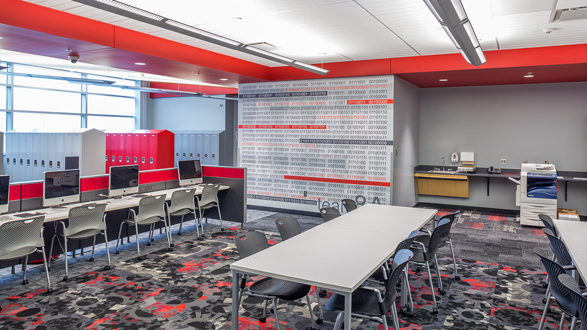 Erik Ramstad Middle School Interior Common Study Area