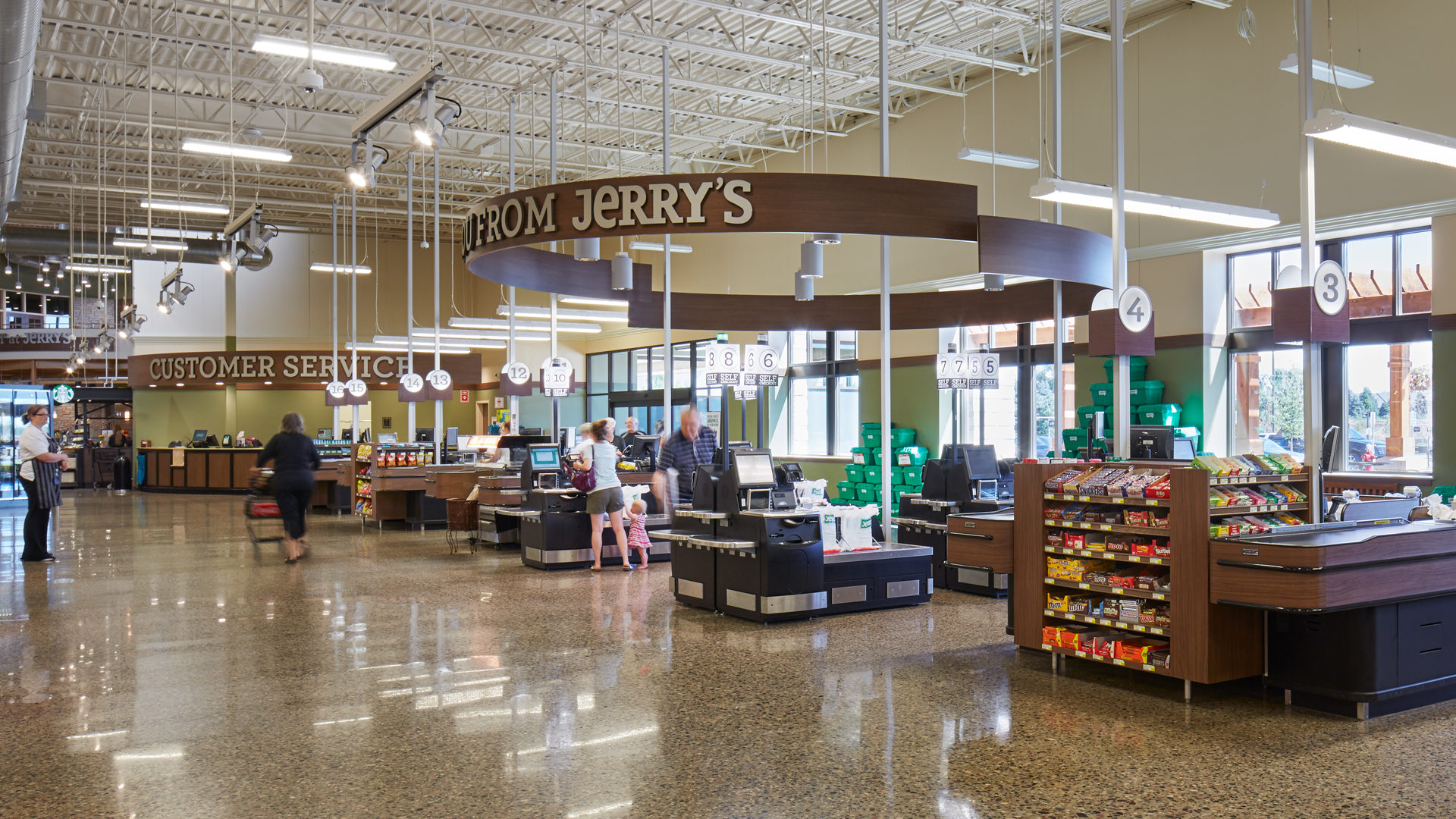 Jerrys Foods Grocery Store Woodbury Check out Counters