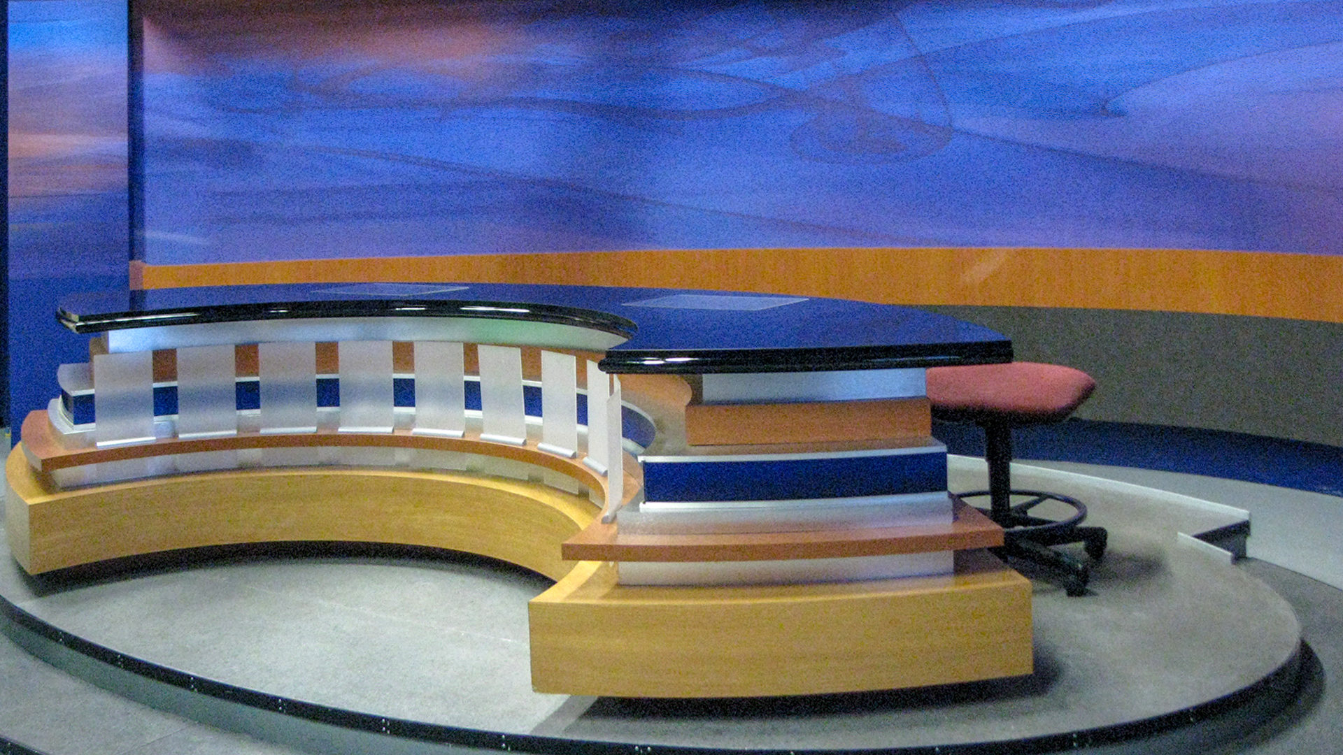 KAAL TV Studio Rochester ABC 6 News News Anchor Desk