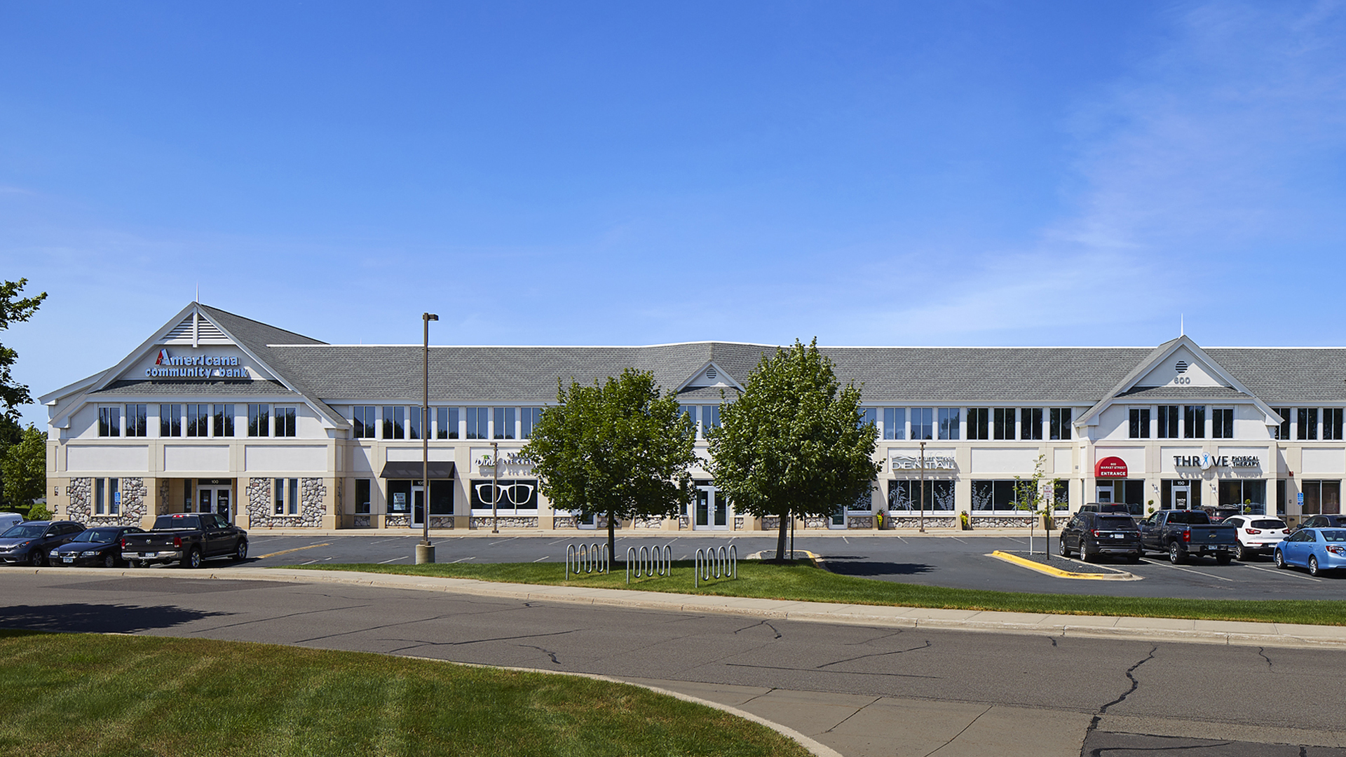 Market Street Station Retail Shopping Center Chanhassen MN Front Elevation