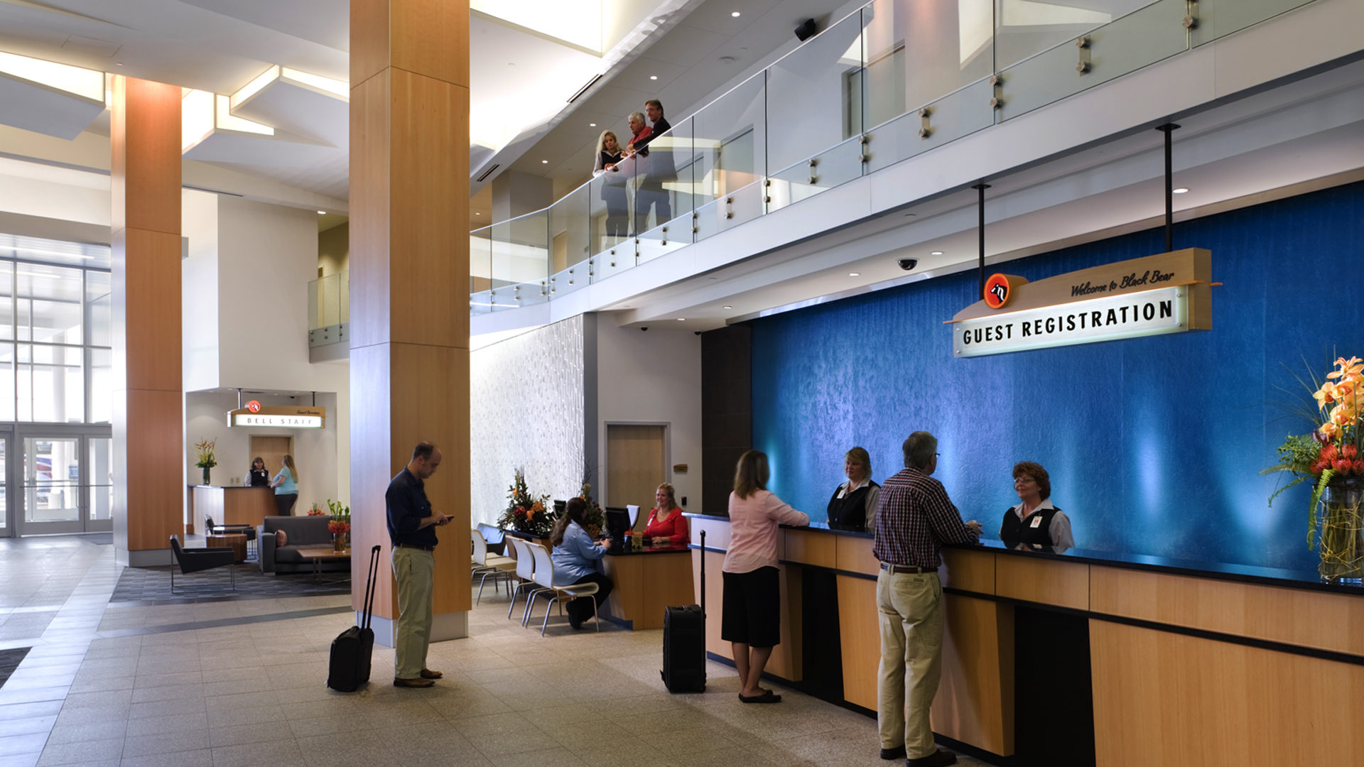 Black Bear Hotel and Casino Interior Guest Registration Desk