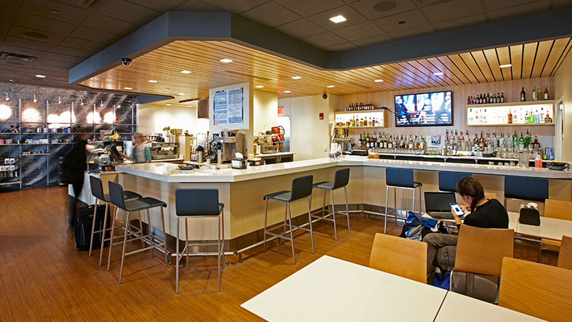 Duluth International Airport Terminal Interior Cafe and Bar