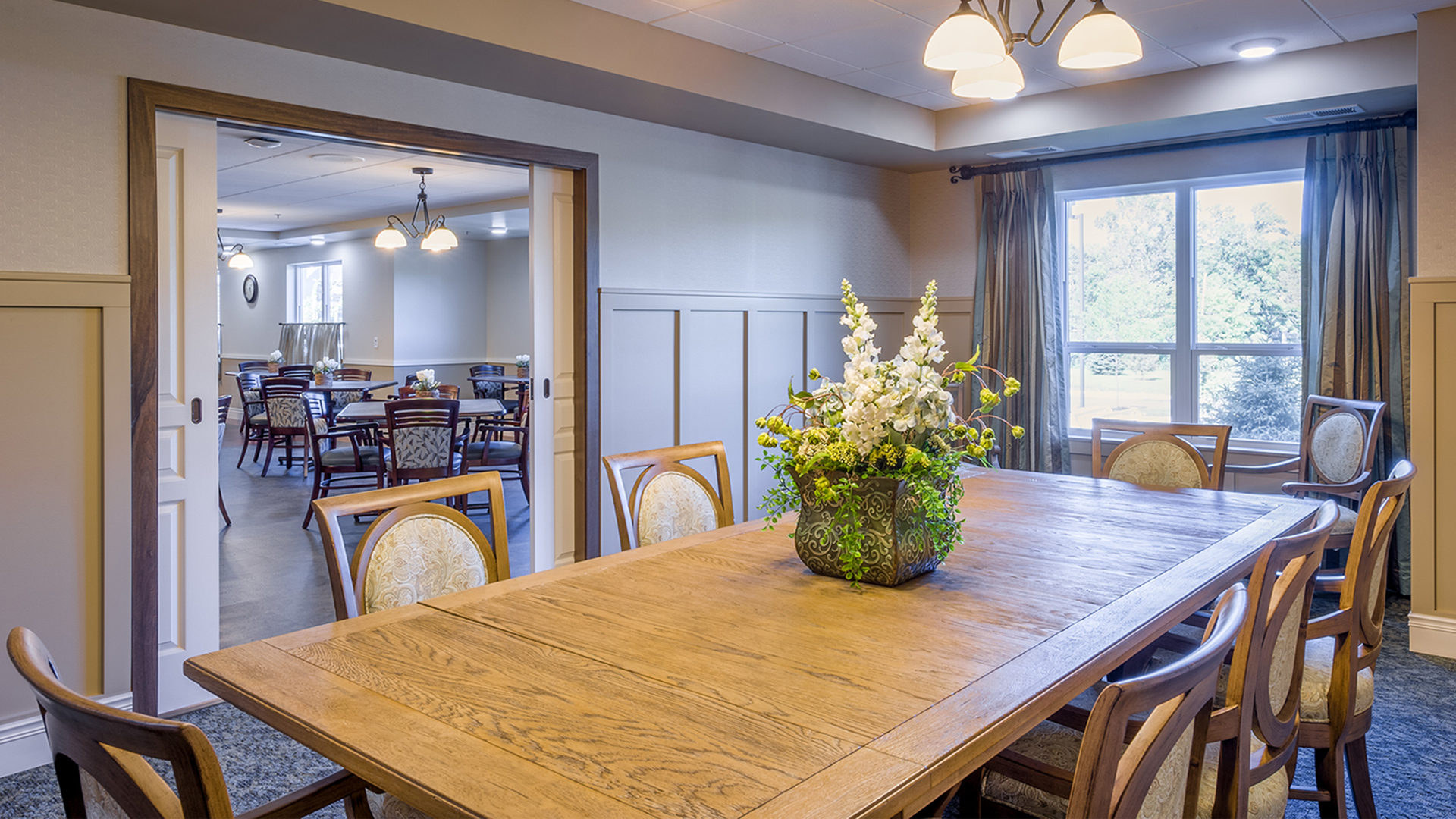 Deephaven Woods Senior Living Housing Interior Private Formal Dining Room