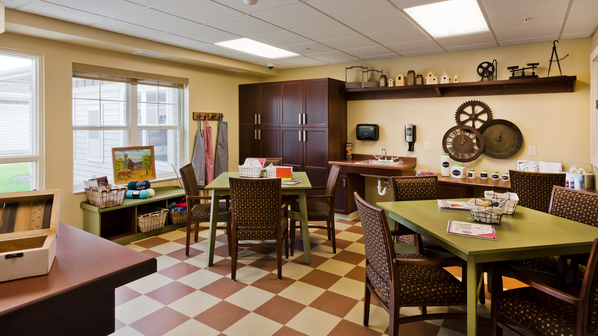 Good Samaritan Society International Falls Interior Craft Room