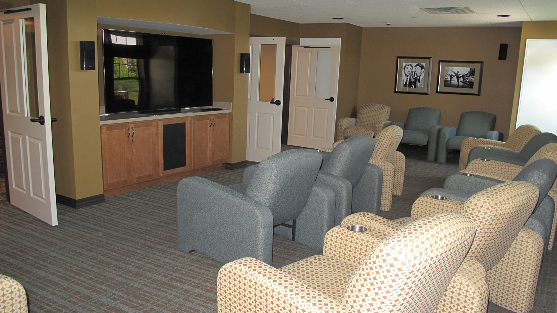 Ebenezer Arbors at Ridges Senior Assisted Living Interior Theater Room