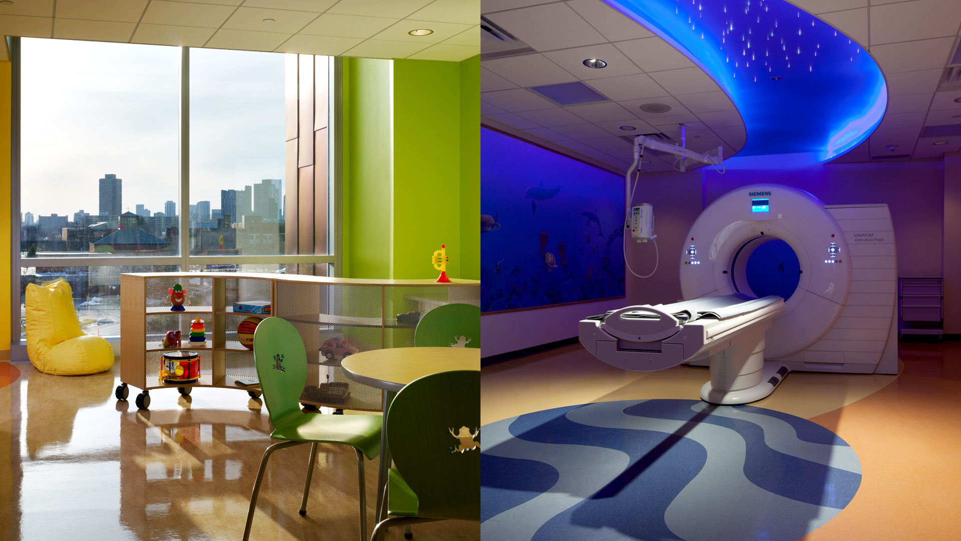 U of M Masonic Childrens Hospital Amplatz Childrens Play Room and MRI Suite