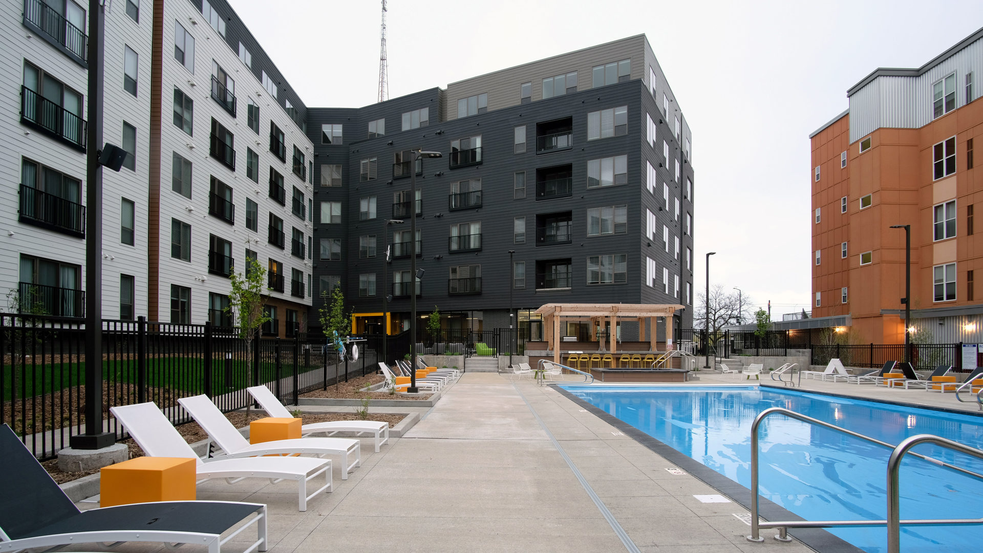 2700 University Apartment Exterior Courtyard Pool