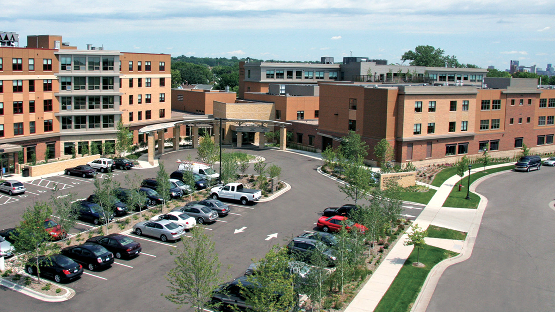 Shaller Sholom East Bentson-Chapman Senior Living Campus St Paul MN Exterior Campus View