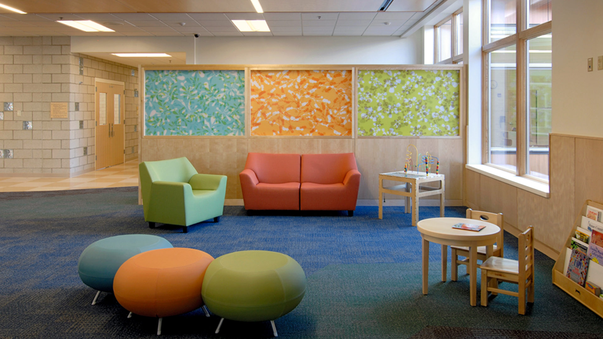 Stillwater Early Childhood Family Center Stillwater MN Education Colorful seating Area
