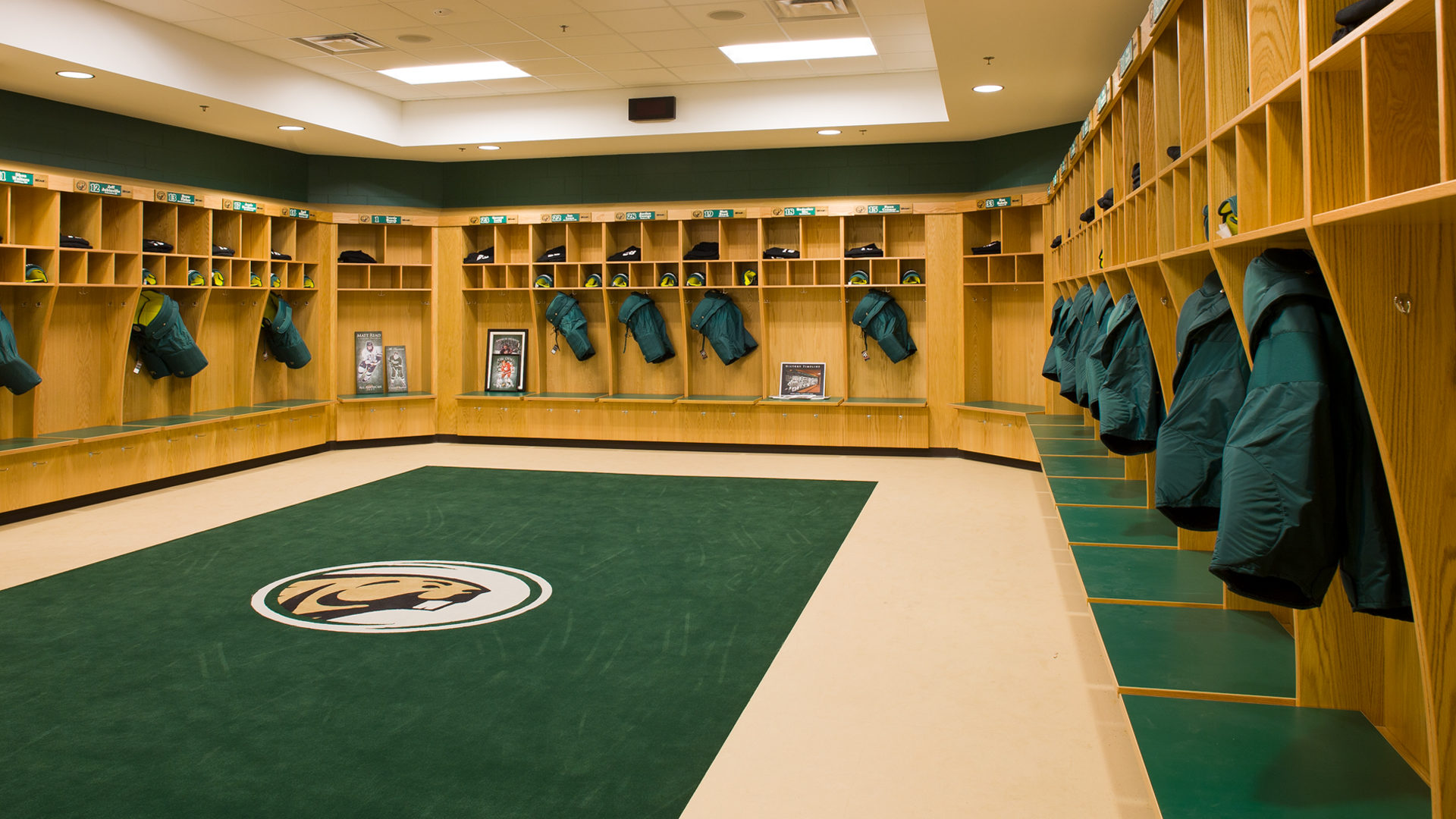 Sanford Center Ice Arena Bemidji MN Government BSU Locker Room