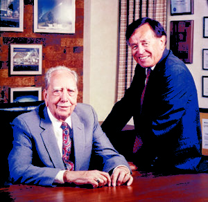 Lloyd Engelsma and Bill Jaeger front desk