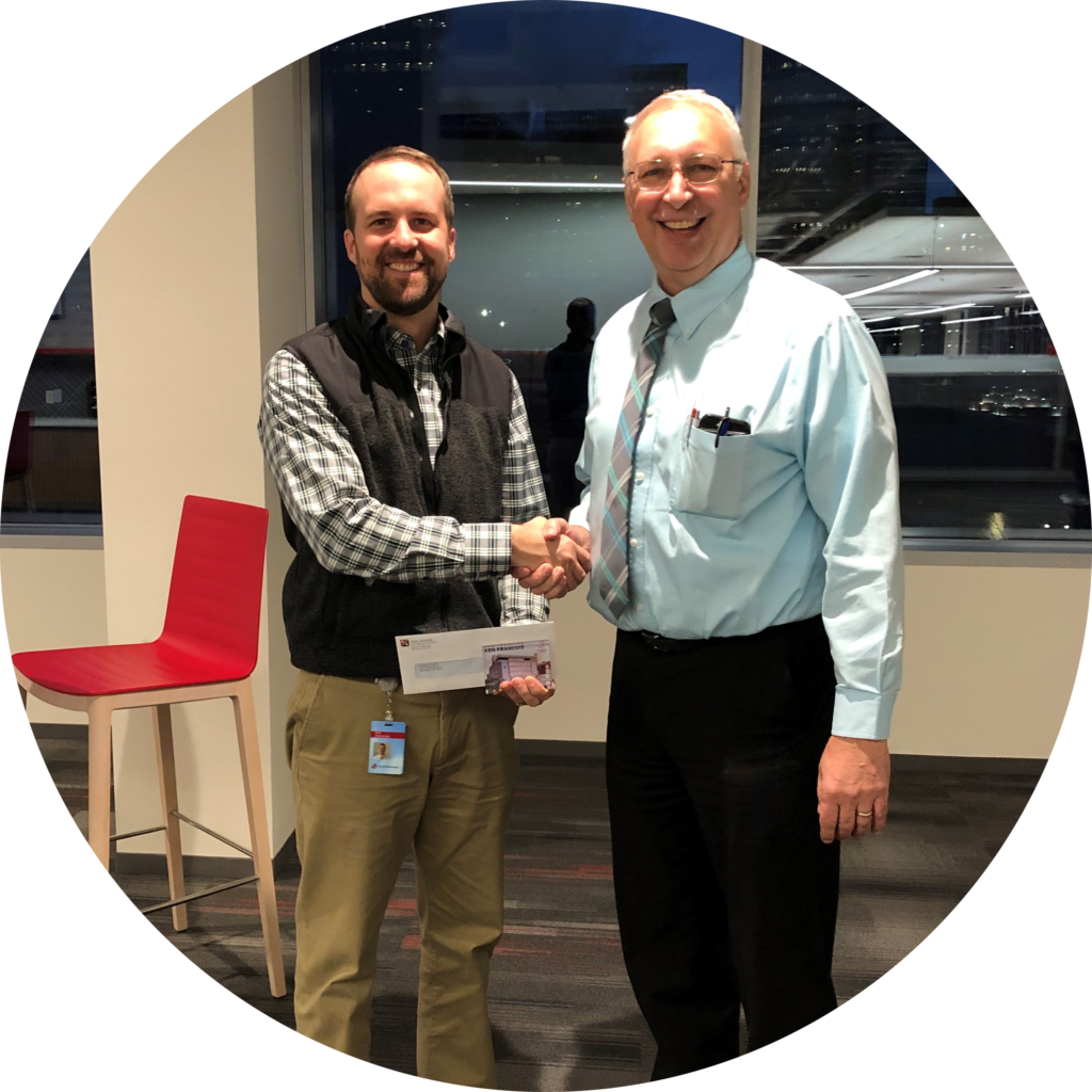 Ken Francois Receives KA Core Value Award AED