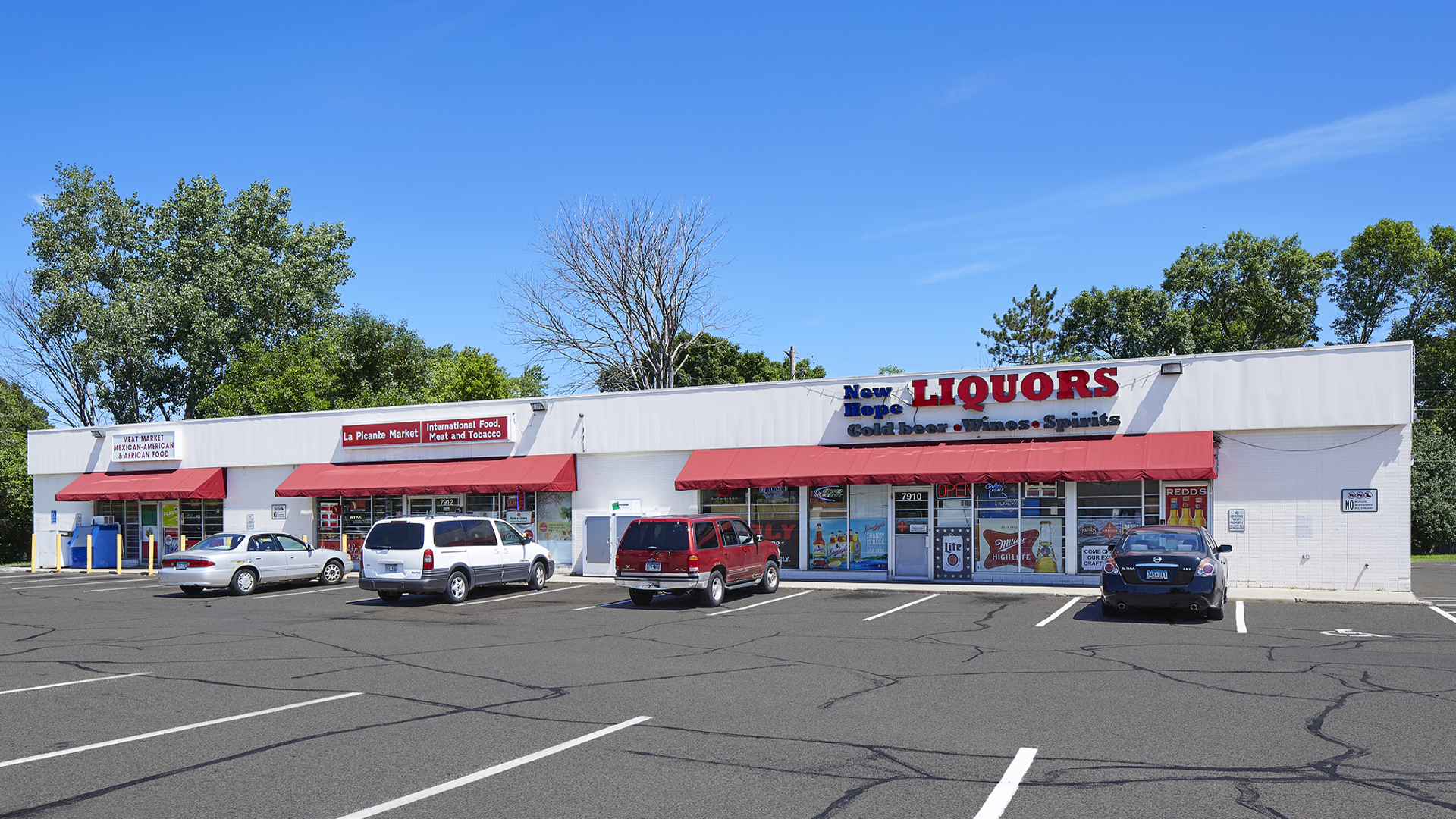 Bass Lake Road Retail Space New Hope MN Exterior front of Building