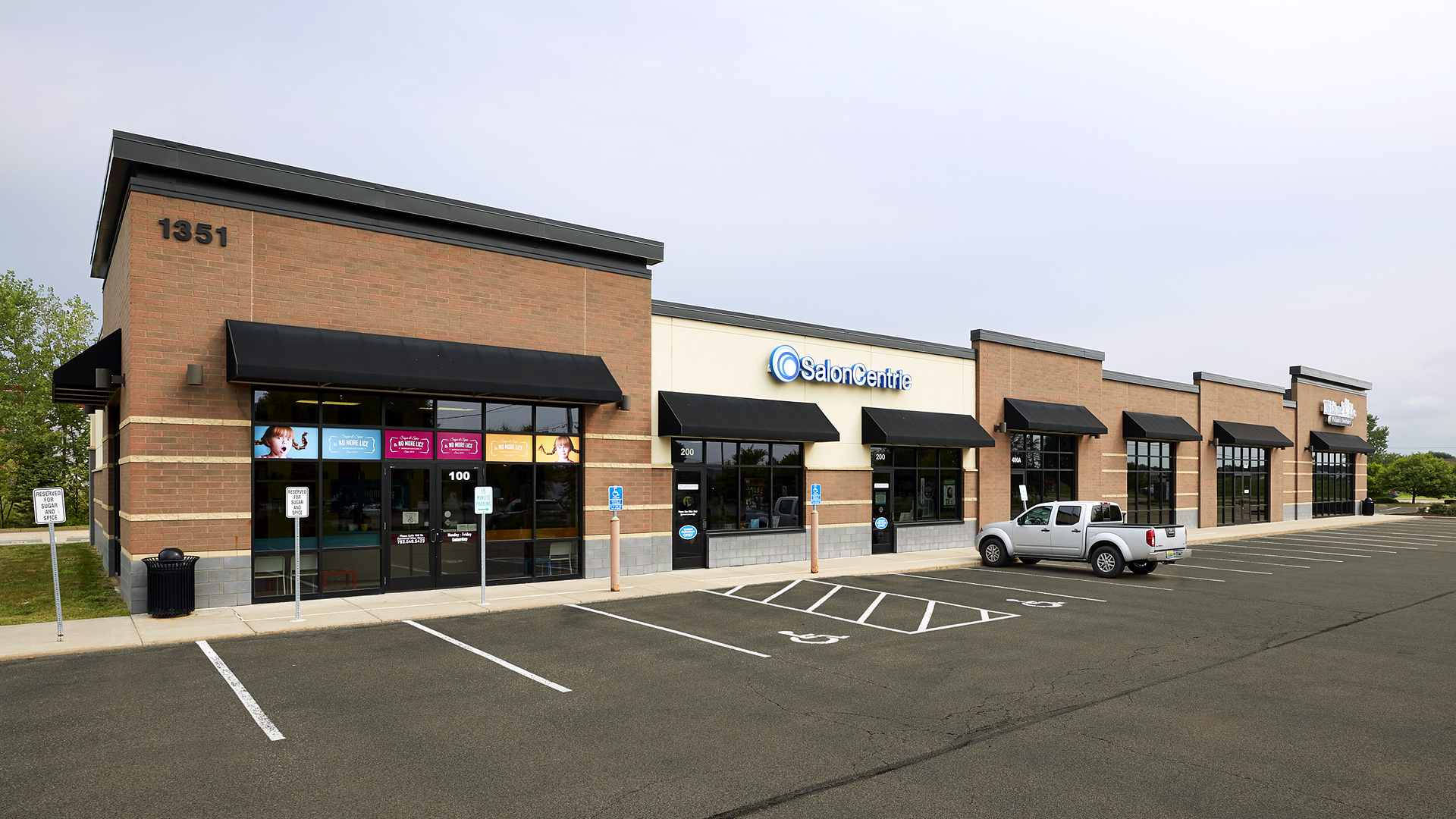 Blaine Crossing Retail Strip Mall Blaine MN Front Exterior