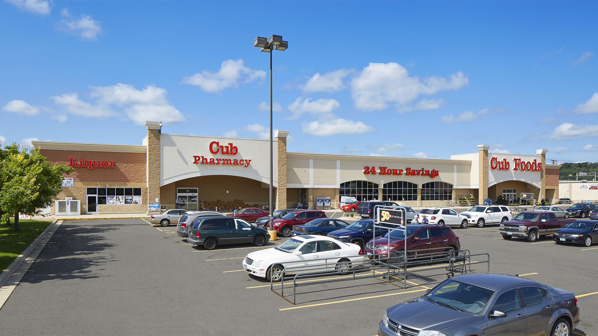 Riverfront Retail Shopping Center Mankato MN View of Cub Foods