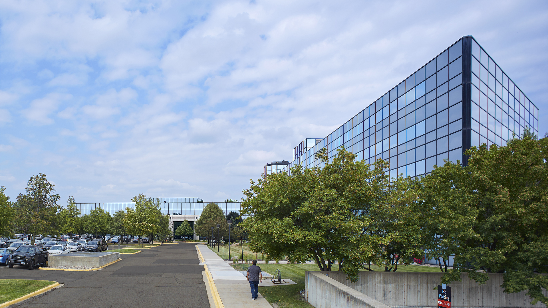 Prairie Lakes Corporate Center I and II office building exterior view