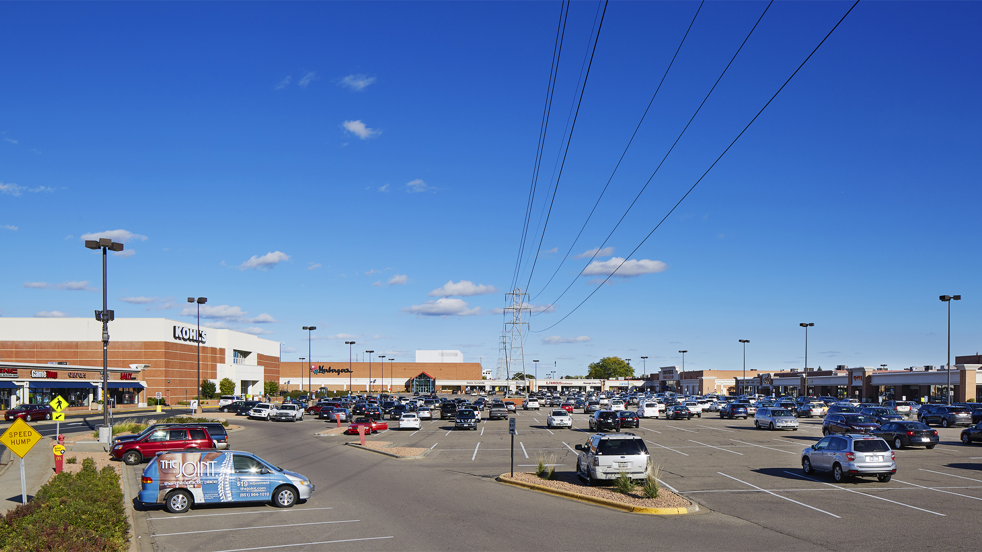 Southtown Shopping Retail Center Bloomington MN view from the the west