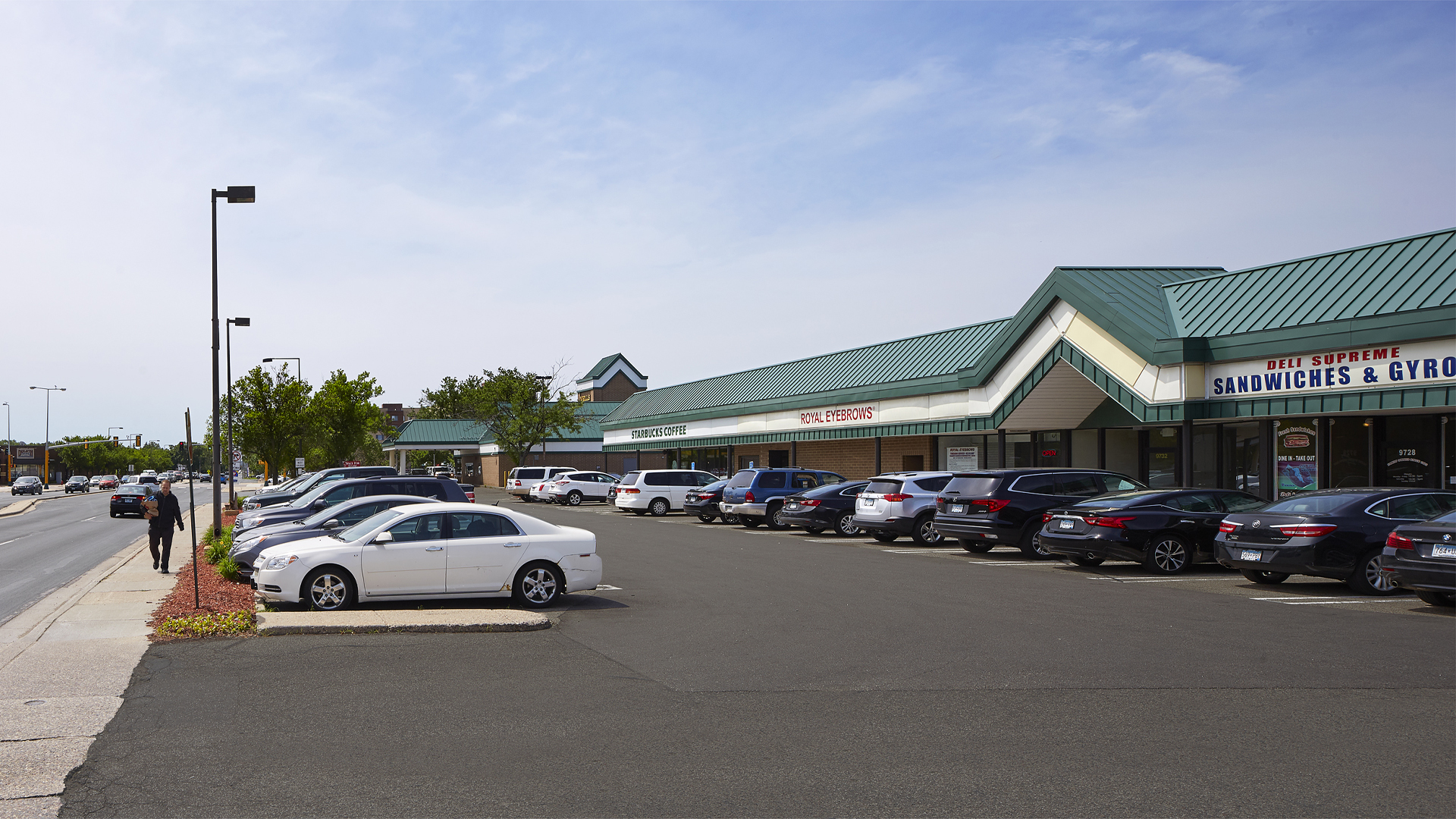 Clover Retail Shopping Center western half of strip mall