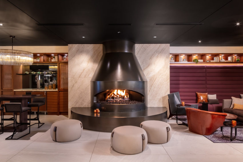 Elliot Park Hotel hearth