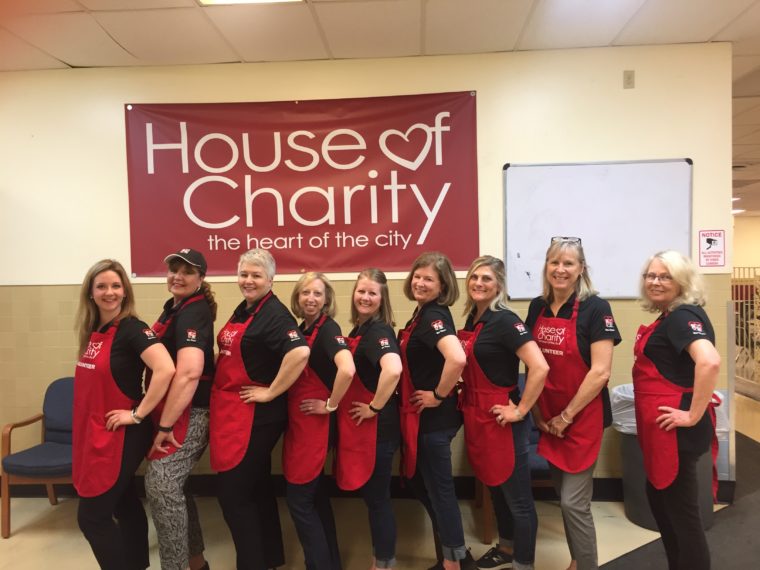 group volunteer at House of Charity