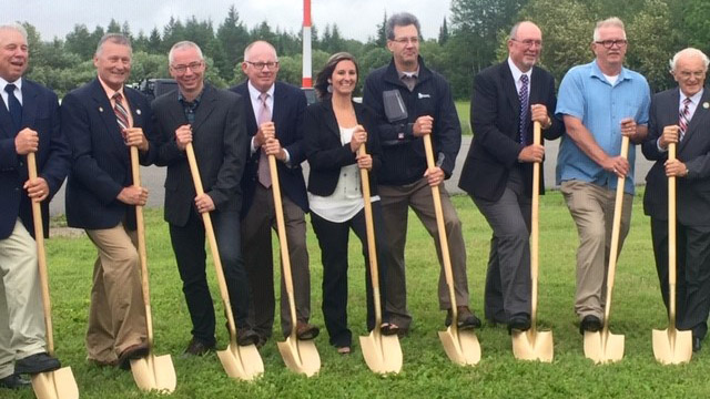 Falls International Airport groundbreaking