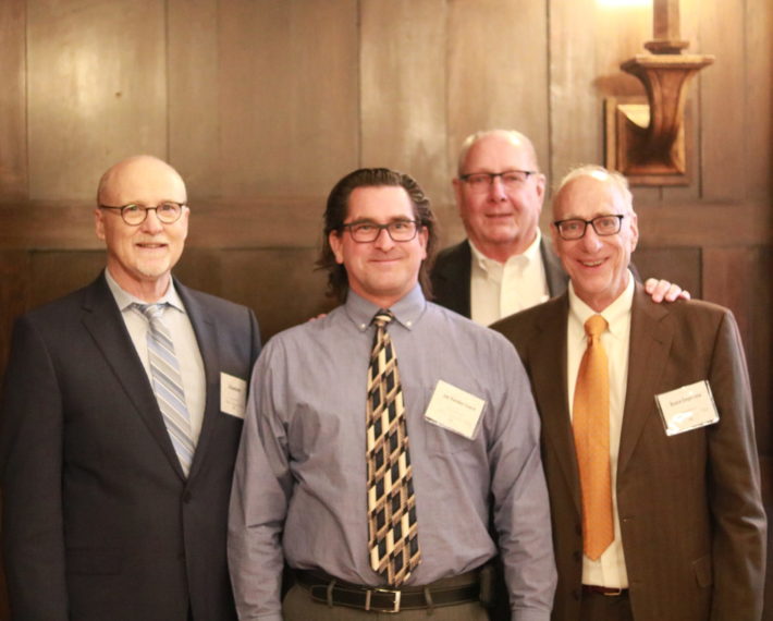 Al Gerhardt, Jay Vander leest, Dan and Bruce Engelsma Silver Service