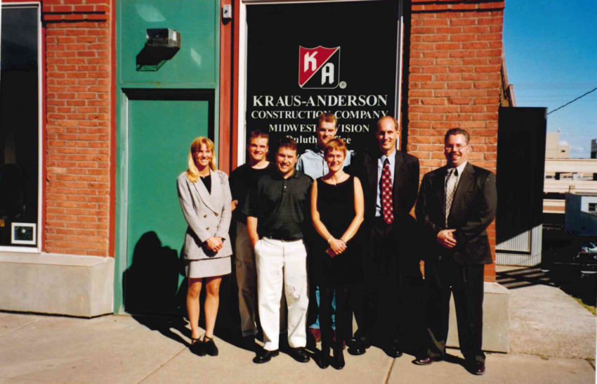Original staff of Kraus-Anderson Duluth