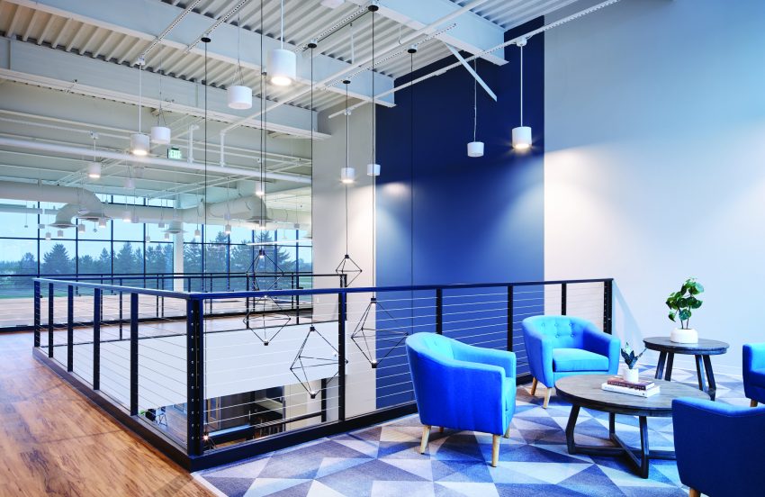 Delta Dentals' upper mezzanine area