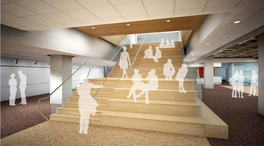 Learning Stair Concept schematic, ATSR Architects