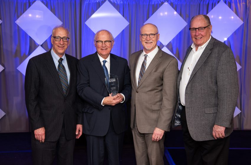 Bruce Engelsma, Phil Boelter, Al Gerhardt and Dan Engelsma at the ICONS Awards Program