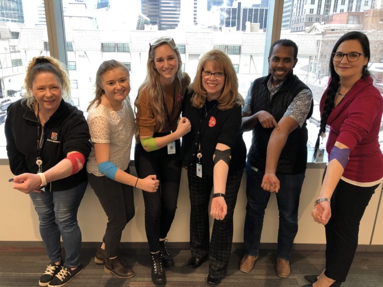 KA blood donors. Engagement is part of what makes KA's wellness program a success.