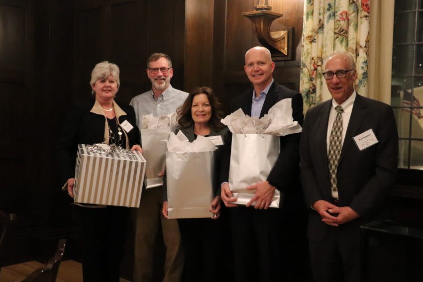 30-year Silver Service honors to Linda Autrey, Rick Lund, Sheryl Fodness and Jamie Engelsma