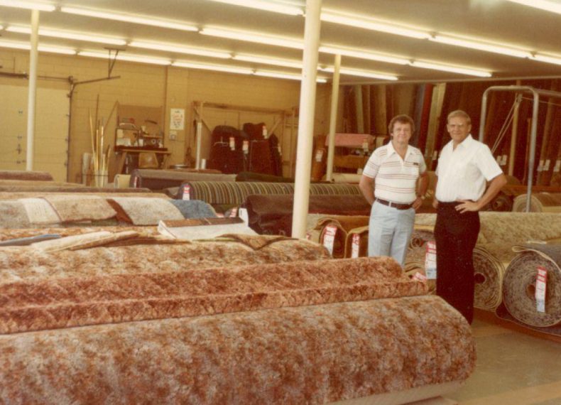 The Carlsons operated Carpet King at Southtown before buying Restwell Mattress