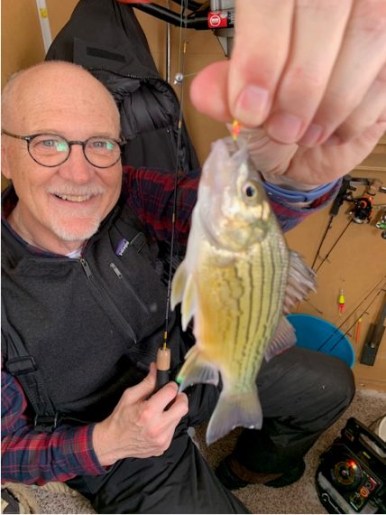 ice fishing catch