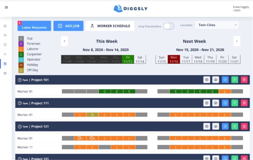 diggsly interface