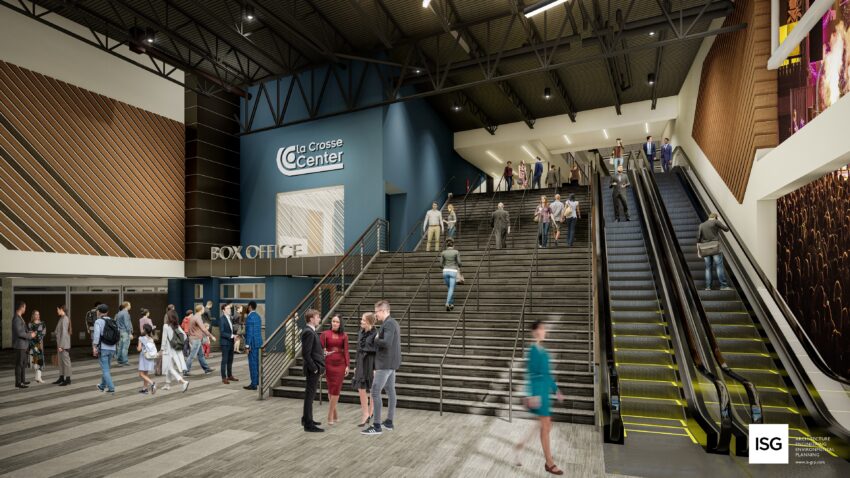 La Crosse Center rendering ISG Architects