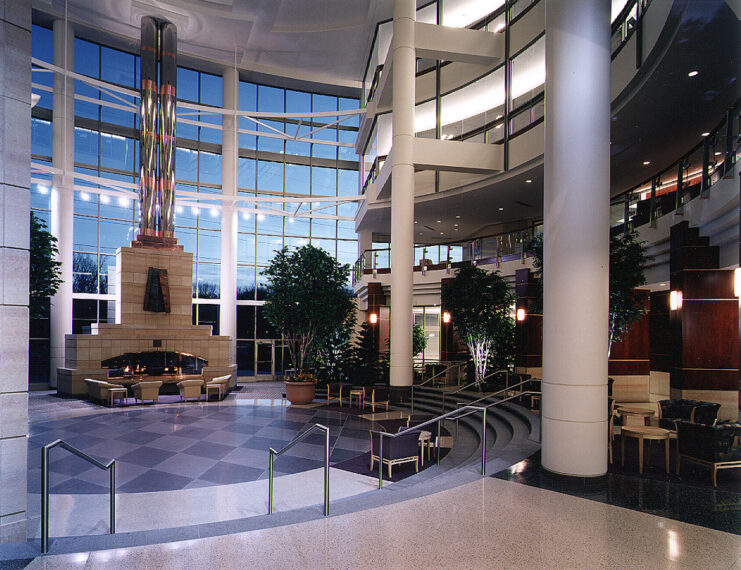 lobby of Diversified Pharmaceutical Services, Bloomington, MN