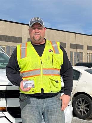 Jake Walton with Core Value Award