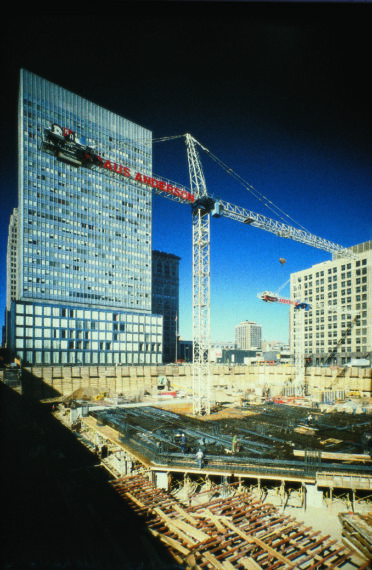 Construction of Pillsbury Center, Minneapolis