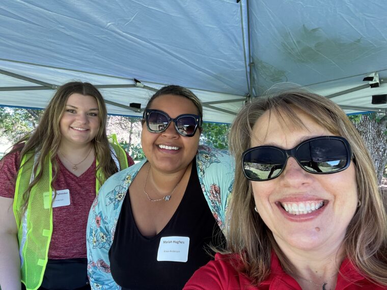 Laurie Trousil at AWC golf event