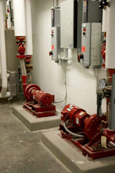 Geothermal distribution pumps