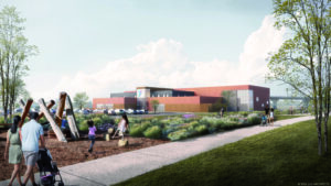 YMCA rendering exterior