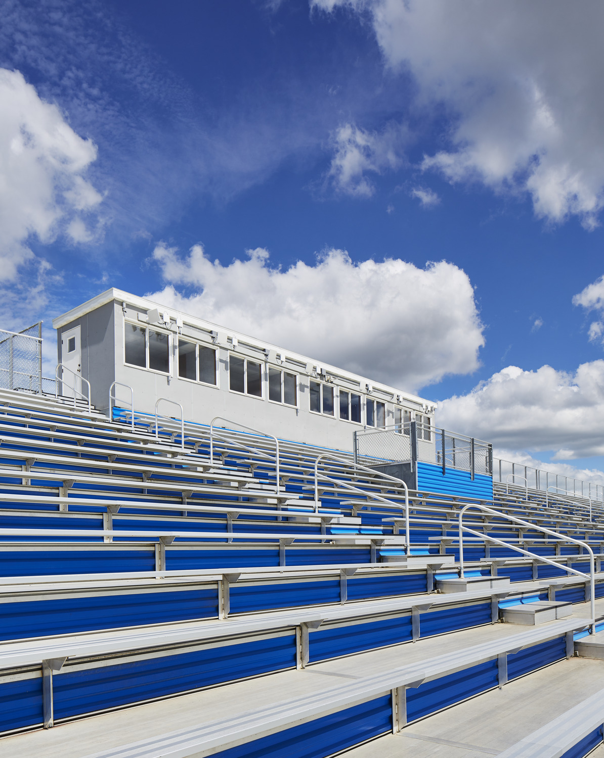 6,000 SF new stadium building erected within existing stadium, new stadium bleachers, and 1,800 SF stadium entrance building, expansion of home side stadium seating to 3,500 seats, new ticketing building with restrooms, and new locker rooms